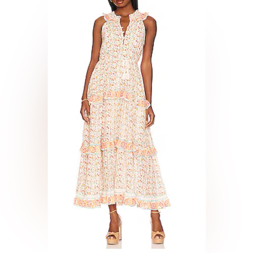 CLEOBELLA Kyra Boho Maxi dress with tiered ORGANIC handblocked cotton - Picture 9 of 12